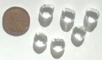 6 11x10mm Crystal Briolettes